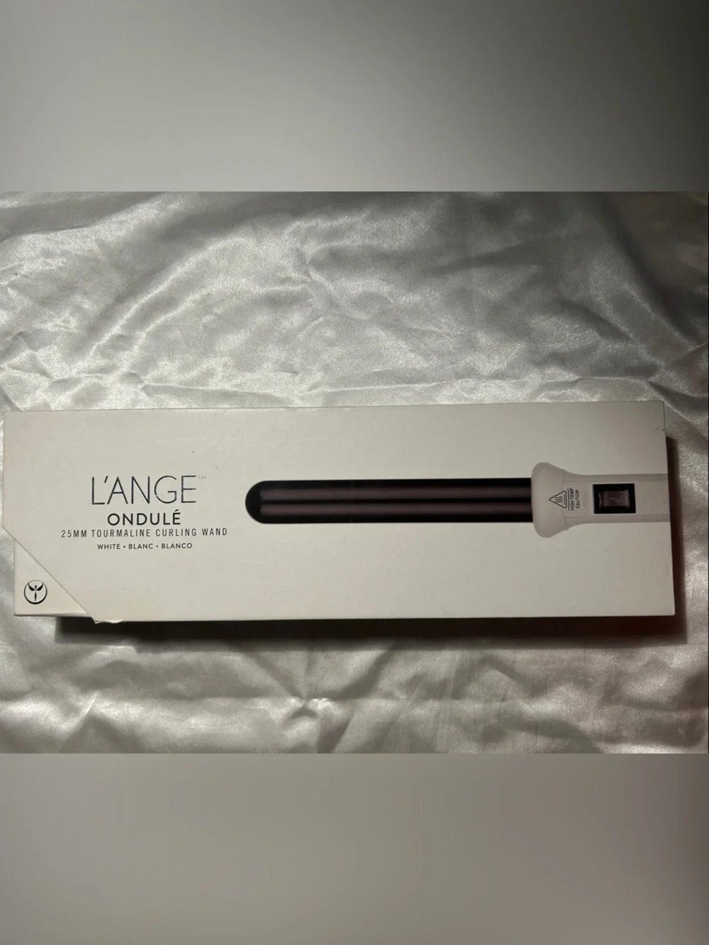 L'ange Ondule 25mm Tourmaline Curling Wand - Black